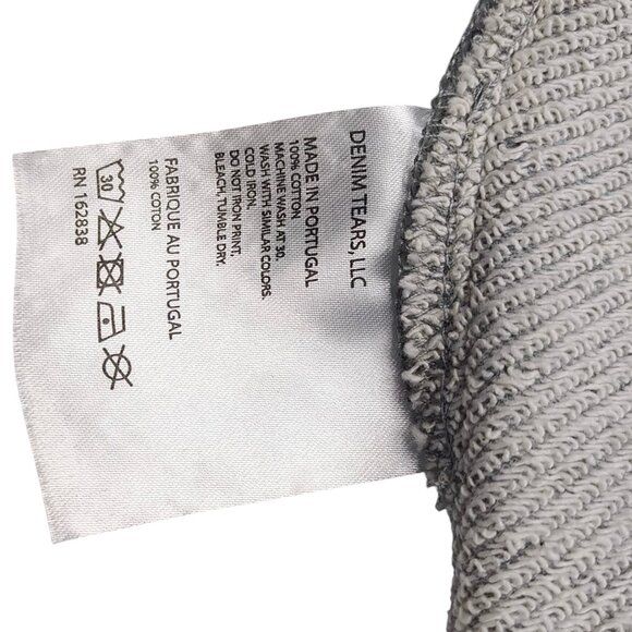 Denim Tears The Cotton Wreath Shorts Grey - Picture 3 of 3